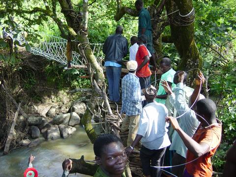 Hanging bridge